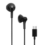 Auriculares Botón COOL Stereo Tipo-C Con Micro (Digital) Negro - PixelPlaza