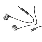 Auriculares Botón COOL Stereo Tipo-C Con Micro (Metal) Silver - PixelPlaza
