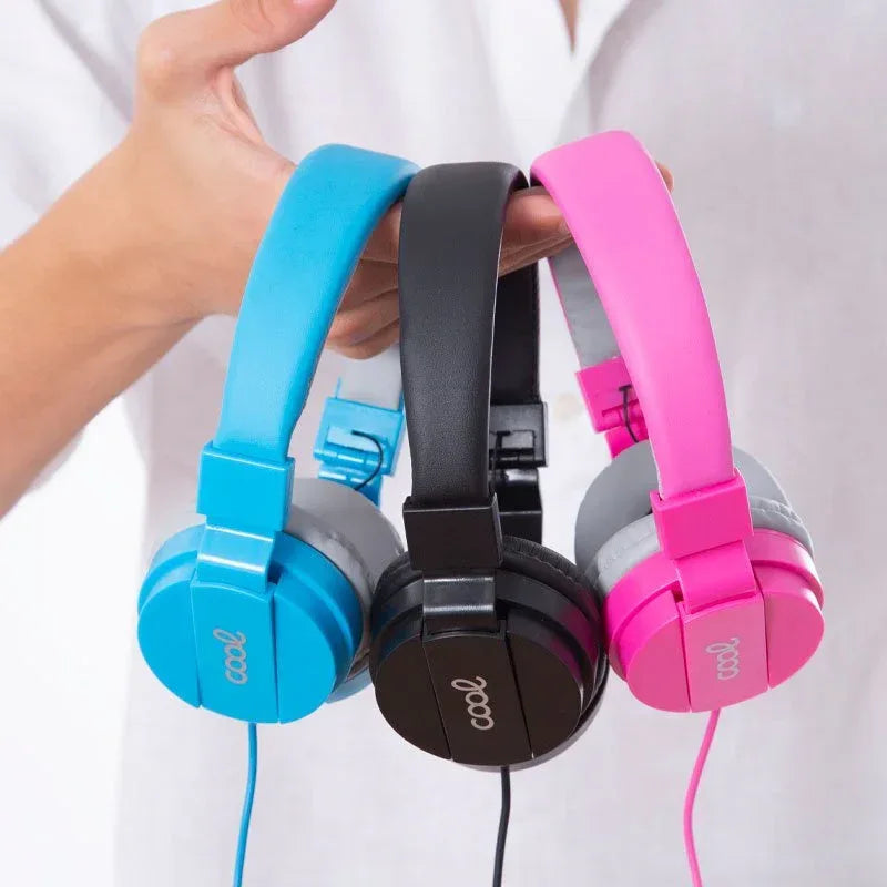 Auriculares Cascos Jack 3,5 mm COOL Toronto Con Micro Azul - PixelPlaza