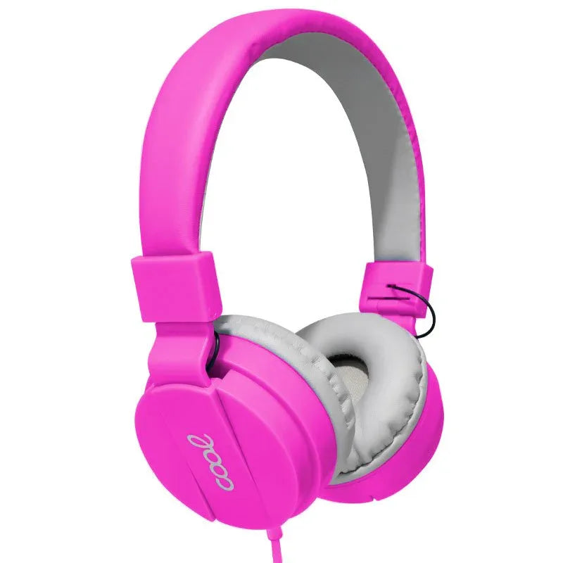 Auriculares Cascos Jack 3,5 mm COOL Toronto Con Micro Rosa - PixelPlaza