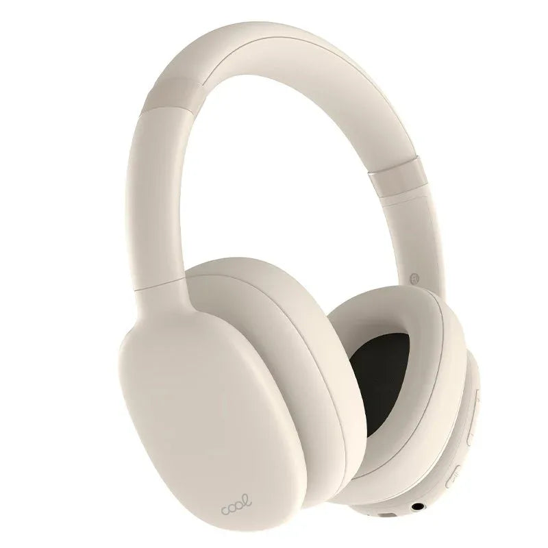 Auriculares Stereo Bluetooth Cascos COOL Roller Beige - PixelPlaza