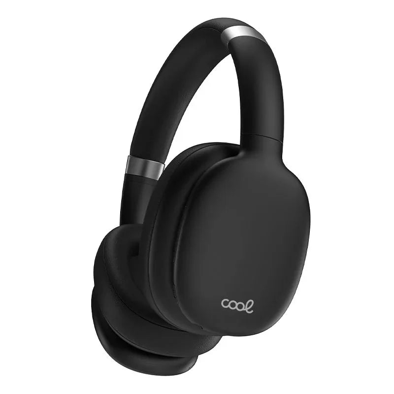 Auriculares Stereo Bluetooth Cascos COOL Roller Negro - PixelPlaza
