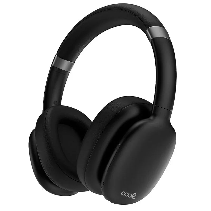 Auriculares Stereo Bluetooth Cascos COOL Roller Negro - PixelPlaza