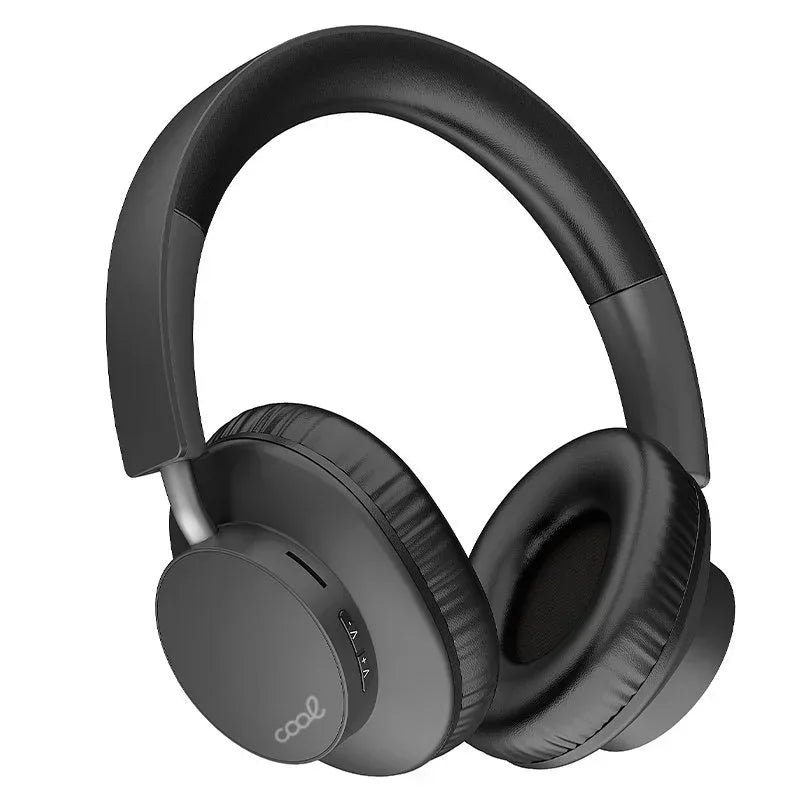 Auriculares Stereo Bluetooth Cascos COOL Smarty Negro - PixelPlaza