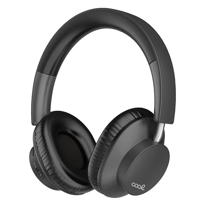 Auriculares Stereo Bluetooth Cascos COOL Smarty Negro - PixelPlaza