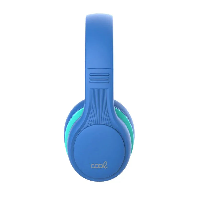 Auriculares Stereo Bluetooth Cascos Infantiles COOL Kids Azul (Volumen Limitado) - PixelPlaza