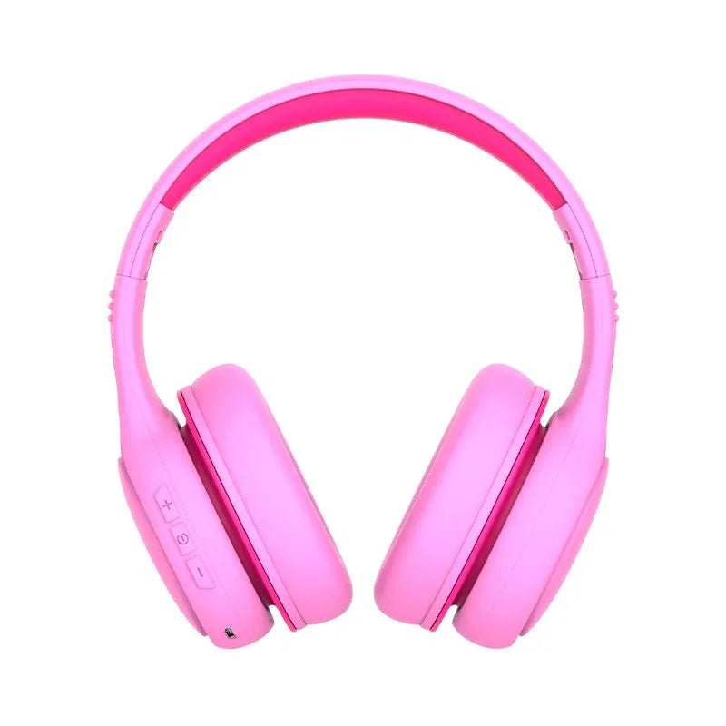 Auriculares Stereo Bluetooth Cascos Infantiles COOL Kids Rosa (Volumen Limitado) - PixelPlaza