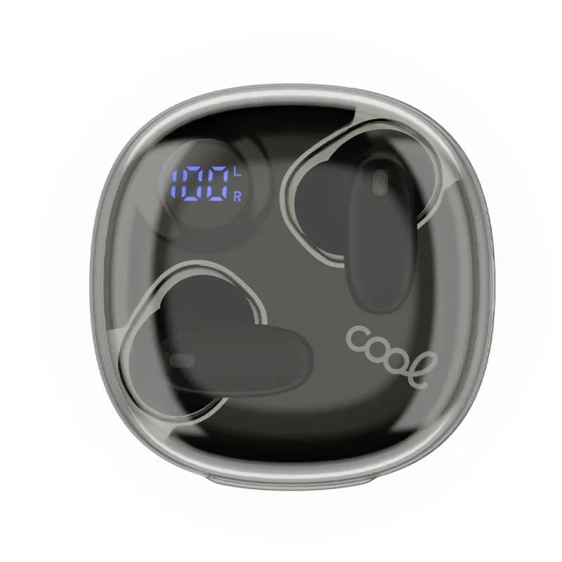 Auriculares Stereo Bluetooth Dual Earbuds COOL Fun Negro - PixelPlaza