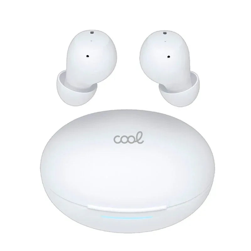 Auriculares Stereo Bluetooth Earbuds ANC COOL Pocket Blanco - PixelPlaza