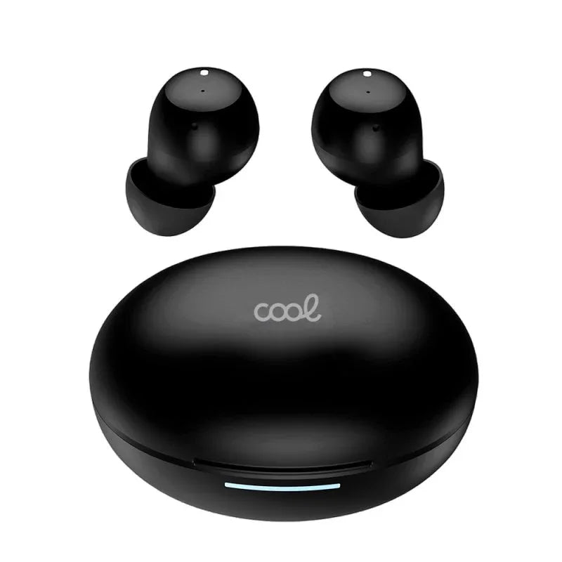 Auriculares Stereo Bluetooth Earbuds ANC COOL Pocket Negro - PixelPlaza