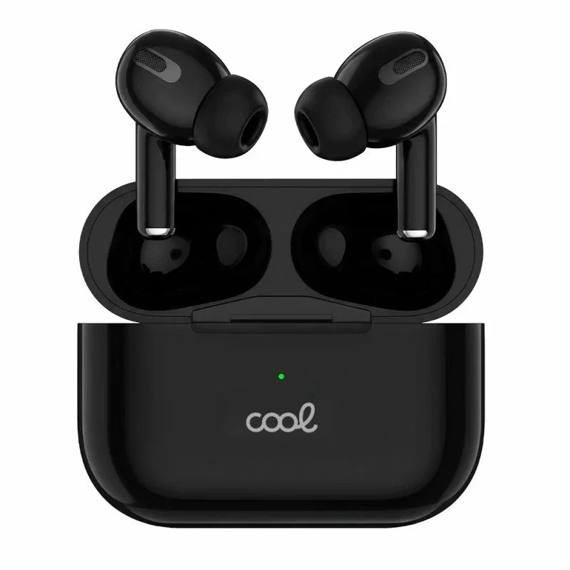 Auriculares Stereo Bluetooth Earbuds COOL Chester Negro - PixelPlaza