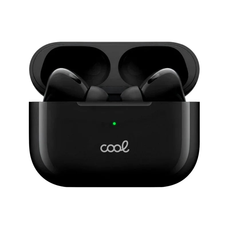 Auriculares Stereo Bluetooth Earbuds COOL Chester Negro - PixelPlaza