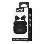Auriculares Stereo Bluetooth Earbuds COOL Chester Negro - PixelPlaza