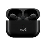 Auriculares Stereo Bluetooth Earbuds COOL Chester Negro - PixelPlaza
