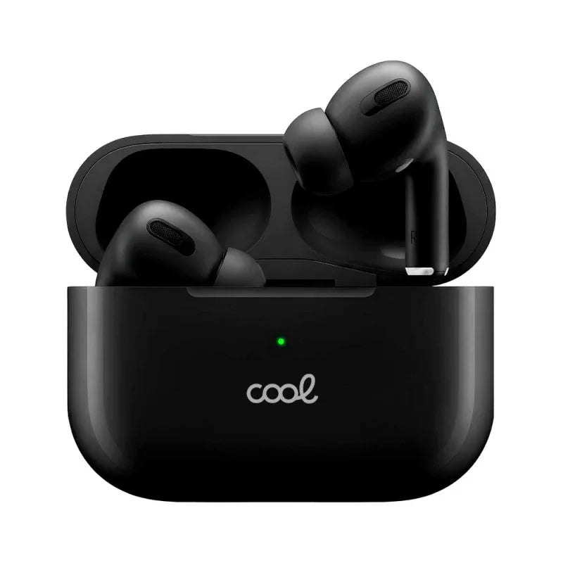 Auriculares Stereo Bluetooth Earbuds COOL Chester Negro - PixelPlaza