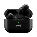 Auriculares Stereo Bluetooth Earbuds COOL Chester Negro - PixelPlaza