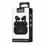 Auriculares Stereo Bluetooth Earbuds COOL Chester Negro - PixelPlaza