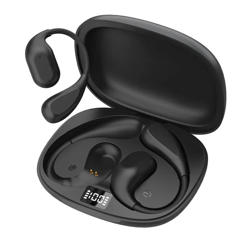 Auriculares Stereo Bluetooth Earbuds COOL Moon (Oído Libre) Negro - PixelPlaza