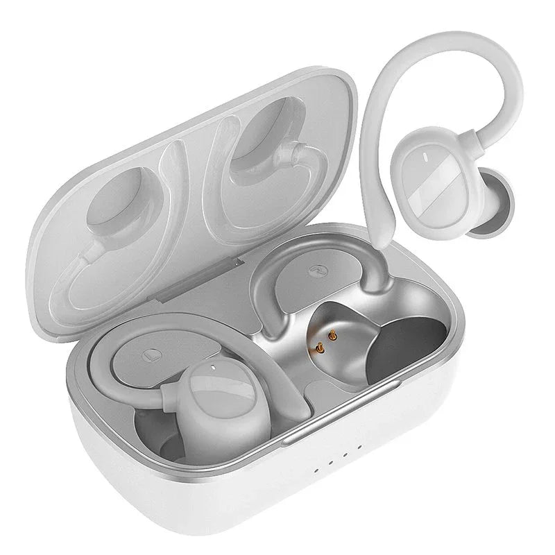 Auriculares Stereo Bluetooth Earbuds Inalámbricos COOL Fit Sport Blanco - PixelPlaza