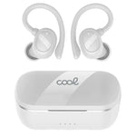 Auriculares Stereo Bluetooth Earbuds Inalámbricos COOL Fit Sport Blanco - PixelPlaza