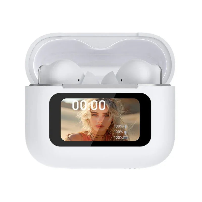 Auriculares Stereo Bluetooth Earbuds TWS COOL Iria AI (ANC, Traducción, IA) Blanco - PixelPlaza