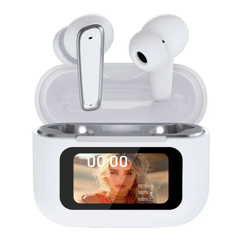 Auriculares Stereo Bluetooth Earbuds TWS COOL Iria AI (ANC, Traducción, IA) Blanco - PixelPlaza