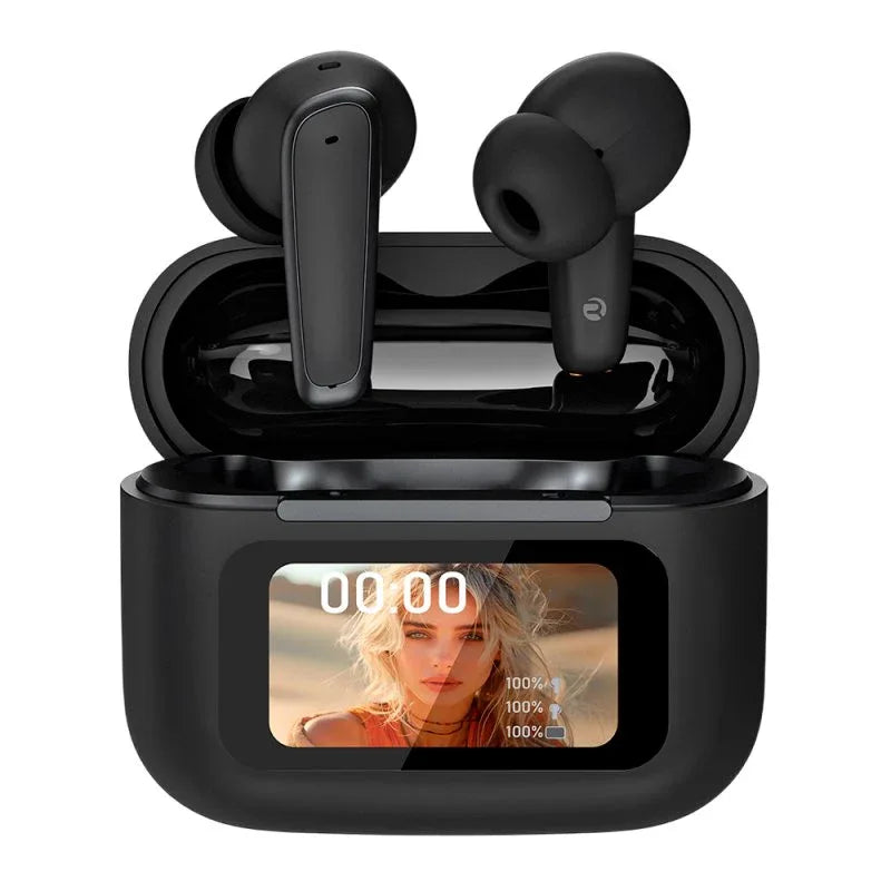 Auriculares Stereo Bluetooth Earbuds TWS COOL Iria AI (ANC, Traducción, IA) Negro - PixelPlaza