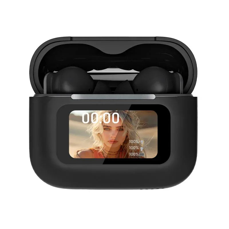 Auriculares Stereo Bluetooth Earbuds TWS COOL Iria AI (ANC, Traducción, IA) Negro - PixelPlaza