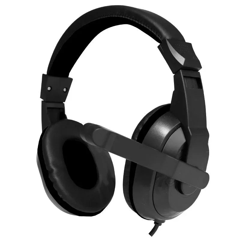 Auriculares Stereo Oficina COOL Dublin con micro Negro - PixelPlaza