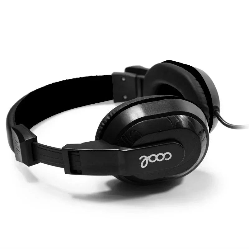 Auriculares Stereo Oficina COOL Dublin con micro Negro - PixelPlaza