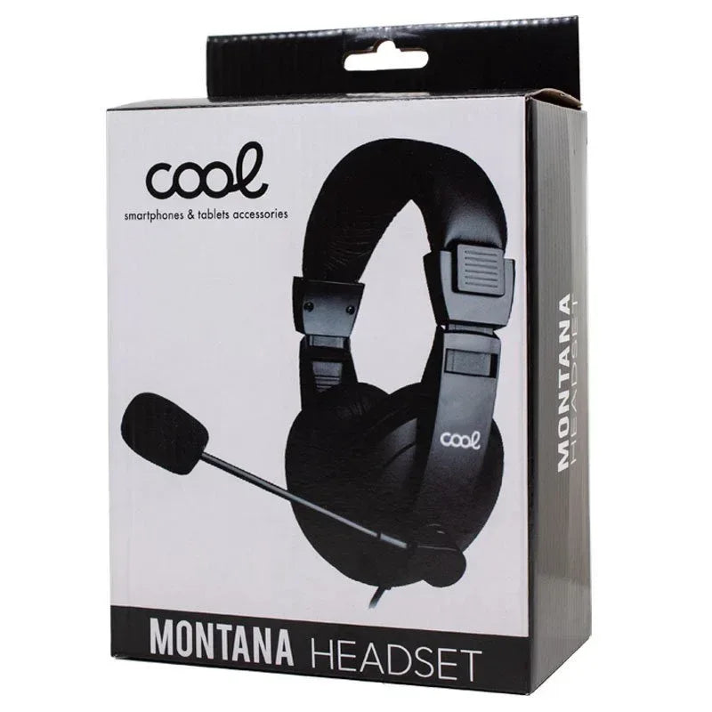 Auriculares Stereo Para PC COOL Montana con micro - PixelPlaza