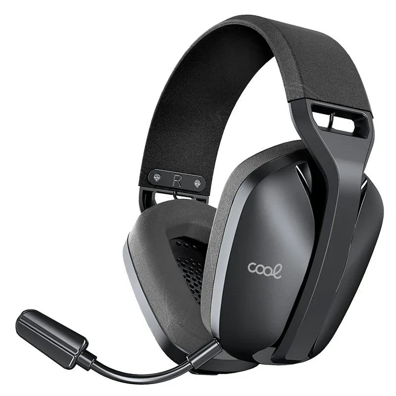 Auriculares Stereo PC / PS4 / PS5 Negro (3 en 1: Wireless / Bluetooth / Jack) COOL Newton - PixelPlaza
