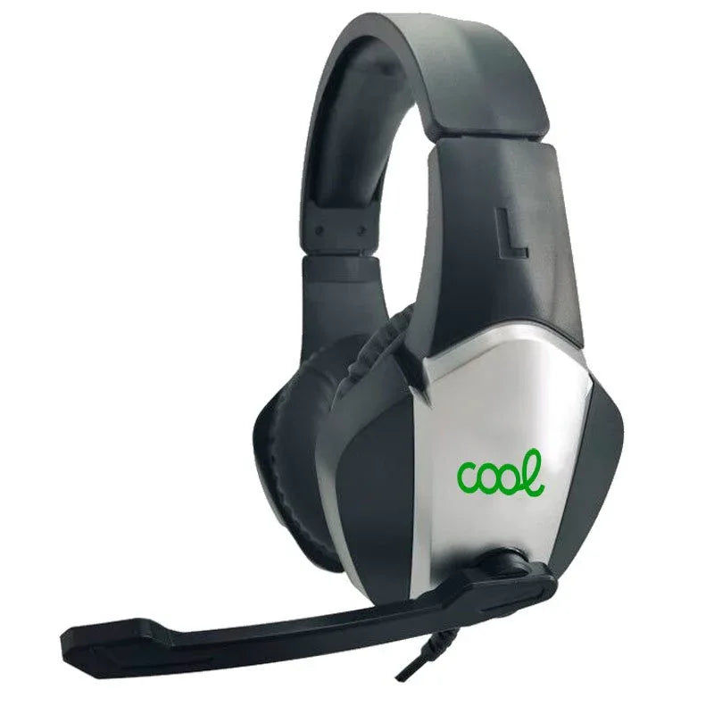 Auriculares Stereo PC / PS4 / PS5 / Xbox Gaming COOL Bremen Iluminación + Adapt. Audio - PixelPlaza