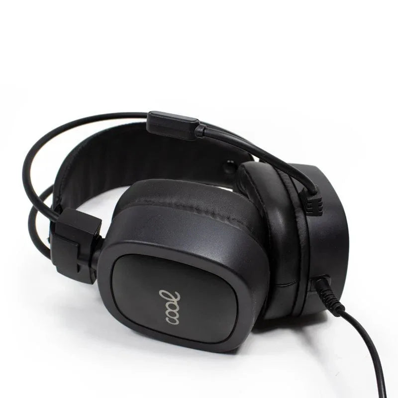 Auriculares Stereo PC / PS4 / PS5 / Xbox Gaming COOL Houston Iluminación + Adapt. Audio - PixelPlaza