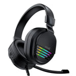 Auriculares Stereo PC / PS4 / PS5 / Xbox Gaming COOL Nitro con Adapt. Audio + Iluminación - PixelPlaza
