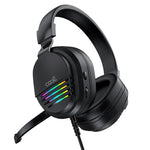 Auriculares Stereo PC / PS4 / PS5 / Xbox Gaming COOL Nitro con Adapt. Audio + Iluminación - PixelPlaza