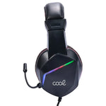 Auriculares Stereo PC / PS4 / PS5 / Xbox Gaming COOL Vista con Adapt. Audio + Iluminación - PixelPlaza