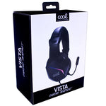 Auriculares Stereo PC / PS4 / PS5 / Xbox Gaming COOL Vista con Adapt. Audio + Iluminación - PixelPlaza