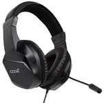 Auriculares Stereo PC / PS4 / PS5 / Xbox Gaming COOL Vista con Adapt. Audio + Iluminación - PixelPlaza