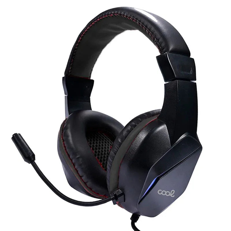 Auriculares Stereo PC / PS4 / PS5 / Xbox Gaming COOL Vista con Adapt. Audio + Iluminación - PixelPlaza