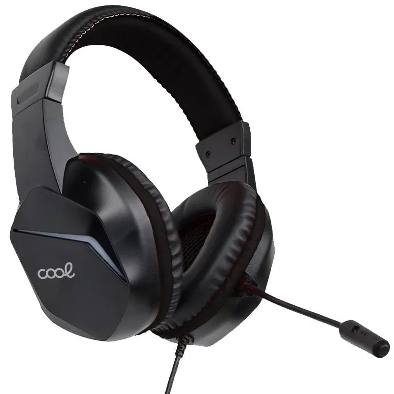 Auriculares Stereo PC / PS4 / PS5 / Xbox Gaming COOL Vista con Adapt. Audio + Iluminación - PixelPlaza