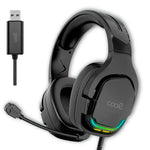 Auriculares Stereo PC / PS4 / PS5 / Xbox Gaming Led RGB COOL Tuned USB 7.1 - PixelPlaza