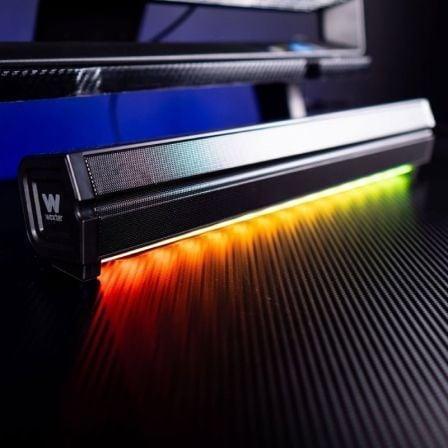 Barra de Sonido RGB con Bluetooth Woxter Big Bass 310 BT/ 20W/ 2.0 - PixelPlaza
