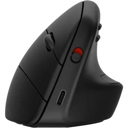 Ratón Ergonómico Inalámbrico por Bluetooth/ 2.4GHz HP 925/ Batería Recargable/ Hasta 1200 DPI/ Negro - PixelPlaza