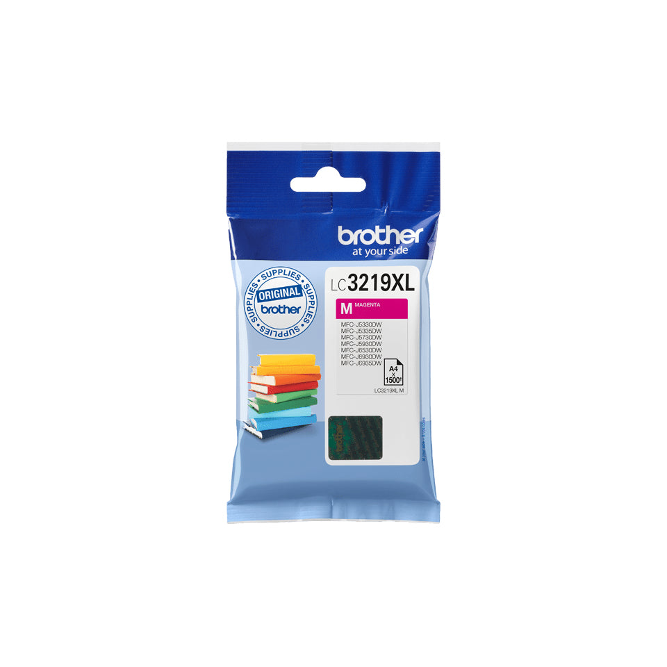 Cartucho de Tinta Original Brother LC-3219M XL Alta Capacidad/ Magenta