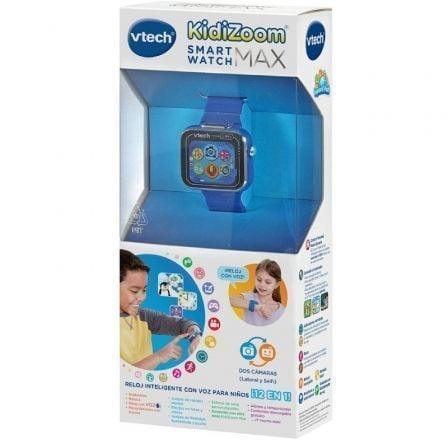 Smartwatch VTech Kidizoom Smartwatch Max/ Notificaciones/ Azul - PixelPlaza