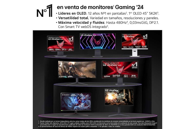 Monitor Gaming LG UltraGear 27G610A-B 27"/ QHD/ 1ms/ 200Hz/ IPS/ Regulable en Altura/ Negro