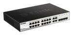 Switch D-Link DGS-1210-20/ 20 Puertos/ RJ45 10/100/1000/ SFP