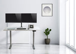 Soporte doble pantalla Equip 13 pulgadas · 27 pulgadas inclinable giratorio 360º max 8 kg vesa max 100x100