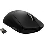 Ratón Gaming Inalámbrico Logitech PRO X Superlight/ Batería recargable/ Hasta 25600 DPI/ Negro - PixelPlaza